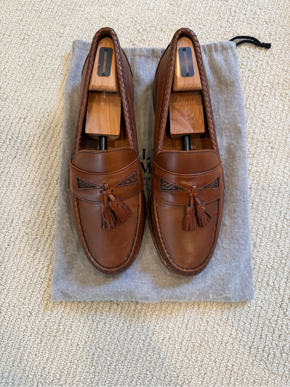 Allen Edmonds Maxfield Tassel Loafer - Chili Brown